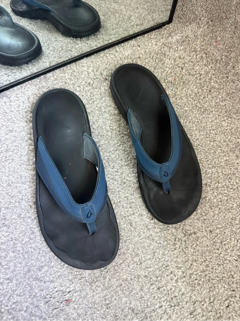 Olukai Ohana Womans Thong Blue Sandal